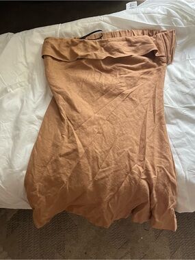 Forever 21 Rust Off-Shoulder Midi Dress